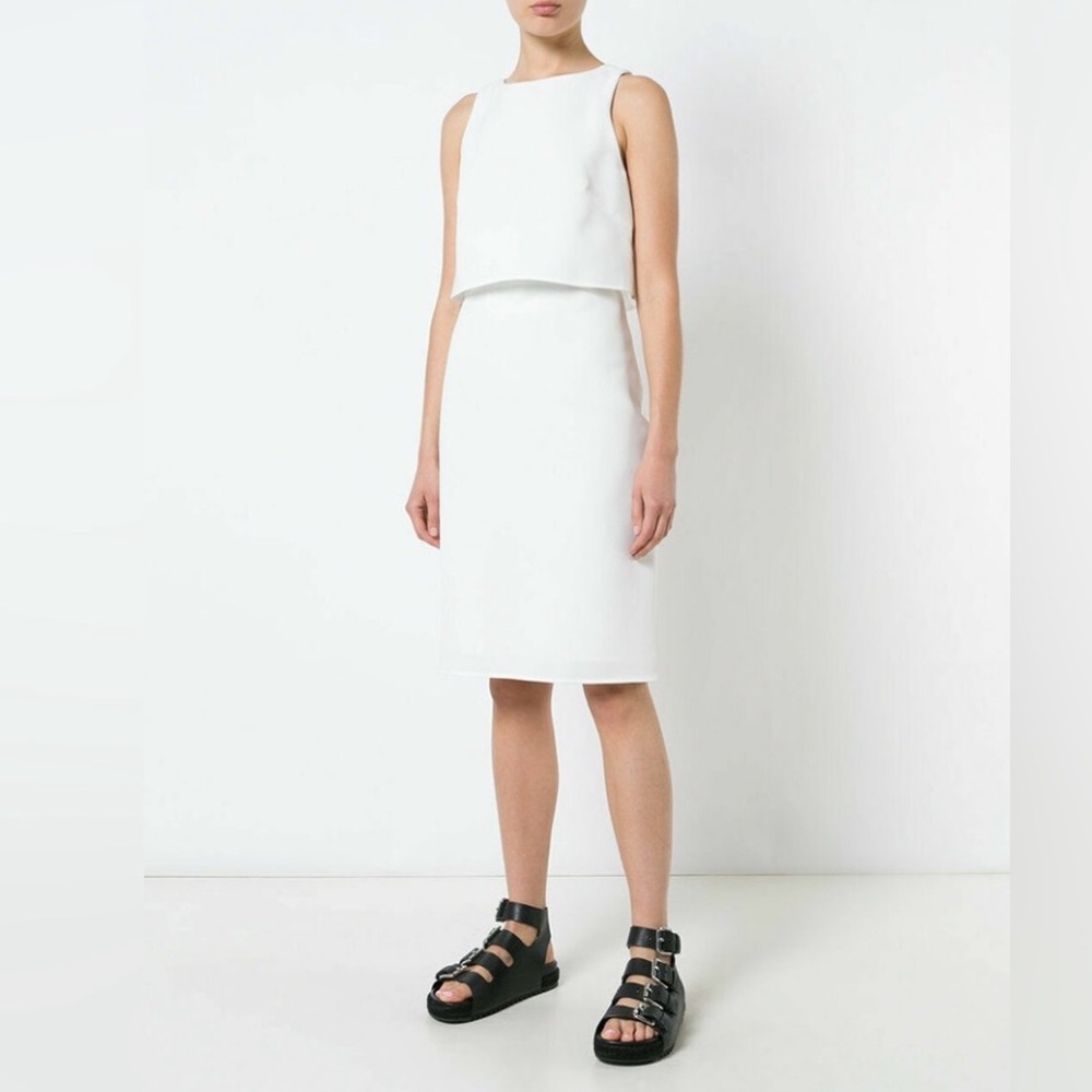 Rag & Bone white open back dress